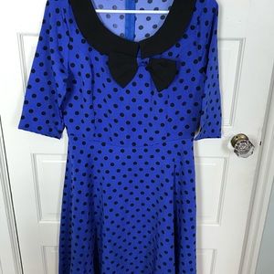 Polka dot vintage style dress